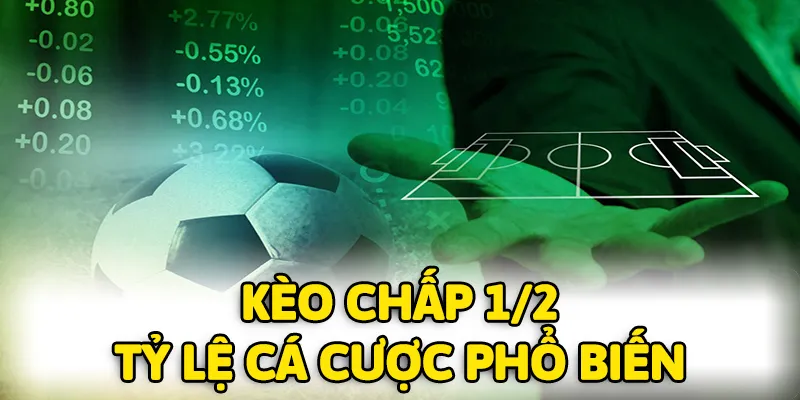 Kèo chấp 1/2 khá phổ biến